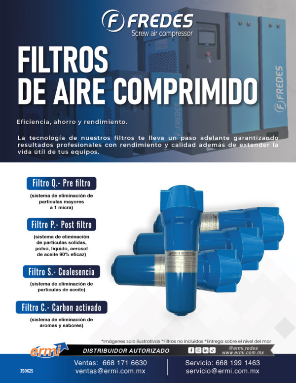 COMPRESOR DE TORNILLO FREDES 30 HP (inverter)