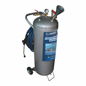 Tanque espumador con ruedas